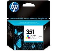 Cartouche d'Encre - Imprimante HP 351 trois couleurs authentique (CB337EE) pour HP Photosmart C4380/C4472/C4580/C5280