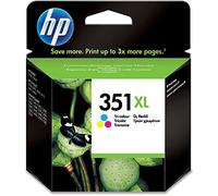 HP 351XL cartouche d'encre trois couleurs grande capacité authentique