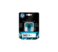 HP 363 Cartouche d'Encre Cyan Original (C8771EE) - 1 Pièce - Rendement 400 Pages - Compatible Imprimantes HP - Dimensions 114x36x140mm