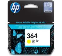 HP 364 Cartouche d'encre jaune authentique (CB320EE) pour HP DeskJet 3070A et HP Photosmart 5525/6525