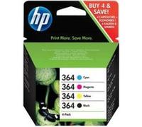 HP 364 Combo Pack - pack de 4 - noir, jaune, cyan, magenta - original - cartouche d'encre G