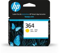 HP 364 - Jaune - original - blister - cartouche d'encre - pour Deskjet 35XX, Photosmart 55XX, 55XX B111, 65XX, 7510 C311, 7520, Wireless B110