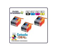 HP 364XL : Lot 12 cartouches compatible pour Photosmart D5460 CN245B CN255B CN503B Photosmart Pro B8550 - HP364 XL