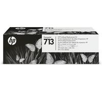 HP – Kit de remplacement de tête d'impression HP 713 (3ED58A) authentique Noir + 3 couleurs