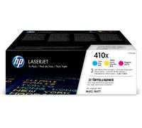 HP 410X 3-pack High Yield Cyan/Magenta/Yellow Original LaserJet Toner Cartridges