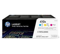 HP 410X 3-pack High Yield Cyan/Magenta/Yellow Original LaserJet Toner Cartridges toner cartridge
