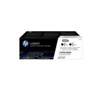 HP 410X LaserJet, lot de 2 cartouches de toner grande capacité authentiques, noir