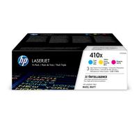 HP 410X - Pack de 3 - à rendement élevé - jaune, cyan, magenta - original - LaserJet - cartouche de toner (CF252XM) - pour Color LaserJet Pro M452, MFP M377, MFP M477