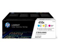 HP 410X 3-pack High Yield Cyan/Magenta/Yellow Original LaserJet Toner Cartridges