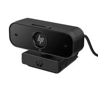 HP 430 Webcam FHD 1080p, Mise au Point Automatique, Rotation à 360°, Champ de Vision jusqu'à 85°, Double Microphone avec réduction du Bruit, Compatible avec Zoom, Couvercle de confidentialité, Noir,