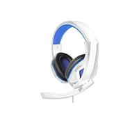 HP-44 - Micro-casque - circum-aural - filaire - jack 3,5mm - blanc, bleu
