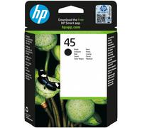HP 45 Large - 42 ml - Large - noir - original - cartouche d'encre - pour Deskjet 83X; Officejet G55, g85, R40, R60, R80, T45, T65; Officejet Pro 11XX; psc 500