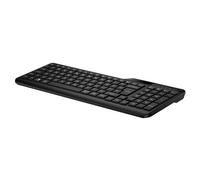HP 475 - Clavier - bi-mode, multi-dispositifs, compact, disposition en 2 zones, déplacement des touches surbaissé, 12 boutons programmables - sans fil - 2.4 GHz, Bluetooth 5.3 - Français - noir de jai