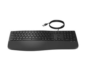 HP 485 CFT WD KBD clavier Bureau USB Noir