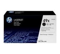 HP 49X - Pack de 2 - à rendement élevé - noir - original - LaserJet - cartouche de toner (Q5949XD) - pour LaserJet 1320, 1320n, 1320nw, 1320t, 1320tn, 3390, 3392 Noir G