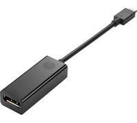 HP 4K@30Hz USB-C vers Displayport - Adaptateur vidéo | Noir Nouveau