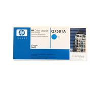 HP Cartouche de toner Q7581A Cyan 1 x 6000 pages