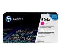 HP 504A - Magenta - original - LaserJet - cartouche de toner (CE253A) - pour Color LaserJet CM3530 MFP, CM3530fs MFP, CP3525, CP3525dn, CP3525n, CP3525x