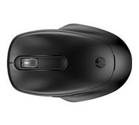 HP 510 - Souris - taille complète, rechargeable ultra-rapide - 5 boutons - sans fil - 2.4 GHz - récepteur sans fil USB - noir Noir G