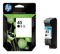 HP 51645AE#301 45 cartouche tête d'impression noire blister haute capacité multi-tags, 930 pages, capacité 42 ml pour HP Address Printer DesignJet 750 C DeskJet Series 1600 800 720 C 970 C