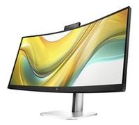 HP 534pm - Series 5 Pro - écran LED - incurvé - 34" - 3440 x 1440 WQHD @ 100 Hz - VA - 400 cd/m² - 4000:1 - 5 ms - HDMI, DisplayPort, USB-C - noir de jais, argent naturel (support) - Smart Buy Argent