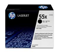 HP 55X toner LaserJet noir grande capacité authentique