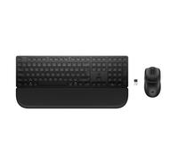 HP 585C Combo Clavier Souris Sans Fil Repose Poignets Ensemble clavier et souris sans fil multi-appareils avec repose-poignets magnétique, connexion