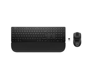 HP 585C Combo Clavier Souris Sans Fil Repose Poignets Ensemble clavier et souris sans fil multi-appareils avec repose-poignets magnétique, connexion