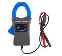 HP-605A Adaptateur Pince Ampèremètre pour Courant Continu/Alternatif 600A DC/AC avec Sondes de Test, Indication d'alimentation LED, Batterie Incluse.