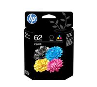 HP 62 Pack cartouche noire + cartouche couleurs pour imprimante jet d'encre
