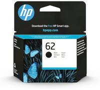 HP 62 Cartouche d’Encre Noire, Originale, C2P04AE, Compatible avec Les imprimantes Envy 5540, 5642, 5644, 5742, 7640, OfficeJet Mobile série 200
