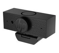 HP - PC 620 Webcam FHD 1080p, mise au point automatique, zoom numérique, rotation à 360°, champ de vision réglable, correction automatique de couleur et d'arrière-plan, compatible avec Zoom, couvercle