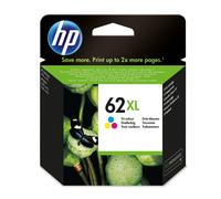 HP 62XL cartouche d'encre trois couleurs grande capacité authentique