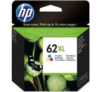 HP 62XL Cartouche d'encre trois couleurs grande capacité authentique (C2P07AE) pour Officejet Mobile 250, Envy 5540/5640/7640