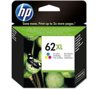 HP 62XL Trois Couleurs, Cartouche Encre Originale, Grande Capacité