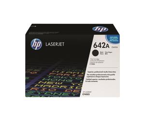 HP 642A CB400A NOIR TONER - 7500 PAGES POUR COLOR LASERJET CP4005DN