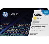 HP Cartouche de toner CE262A (648A) Jaune originale 11 000 pages – pour CP4025/CP4525