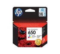 HP 650 - Couleur (cyan délavé, magenta délavé, jaune délavé) - originale - Ink Advantage - cartouche d'encre - pour Deskjet Ink Advantage 2645, Ink Advantage 35XX, Ink Advantage 4515, Ink...