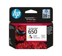 HP 650 - couleur (cyan, magenta, jaune) - original - Ink Advantage - cartouche d'encre