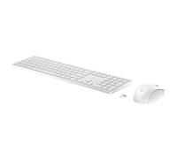 HP 650 - Ensemble clavier et souris - sans fil - 2.4 GHz - Français - blanc