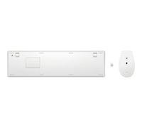 HP 650 - Ensemble clavier et souris - sans fil - 2.4 GHz - Français - blanc G