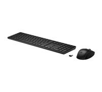HP 650 - Ensemble clavier et souris - sans fil - Français - noir - pour Laptop 15-dw1025nk; Pavilion Plus Laptop 14-eh0660nd