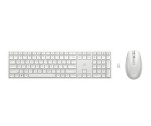 HP 650 Wireless Keyboard and Mouse Combo White clavier Souris incluse Maison RF sans fil