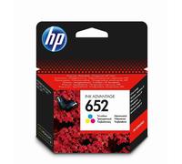 HP 652 Original Noir, Cyan, Jaune