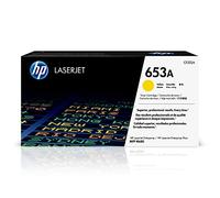 HP 653A Cartouche de Toner Jaune Authentique compatible avec les imprimantes HP LaserJet M680 (CF322A)