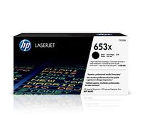 HP Cartouche de toner 653X – Noir Authentique Haut Rendement pour LaserJet M680 (CF320X)