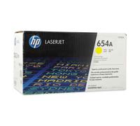 HP Cartouche de toner CF332A (654A) Jaune authentique LaserJet – TVA incluse