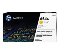 HP 654A toner jaune authentique LaserJet