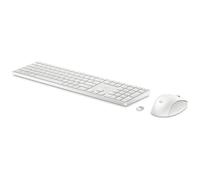 HP 655 - Ensemble clavier et souris - sans fil - 2.4 GHz - Français - blanc