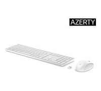 HP 655 Wireless Keyboard and Mouse Combo clavier Souris incluse RF sans fil Blanc G